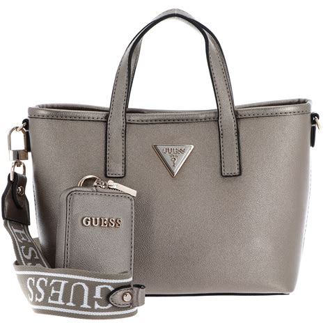 GUESS Women's Latona Tote Mini Tote Shoulder Bag .